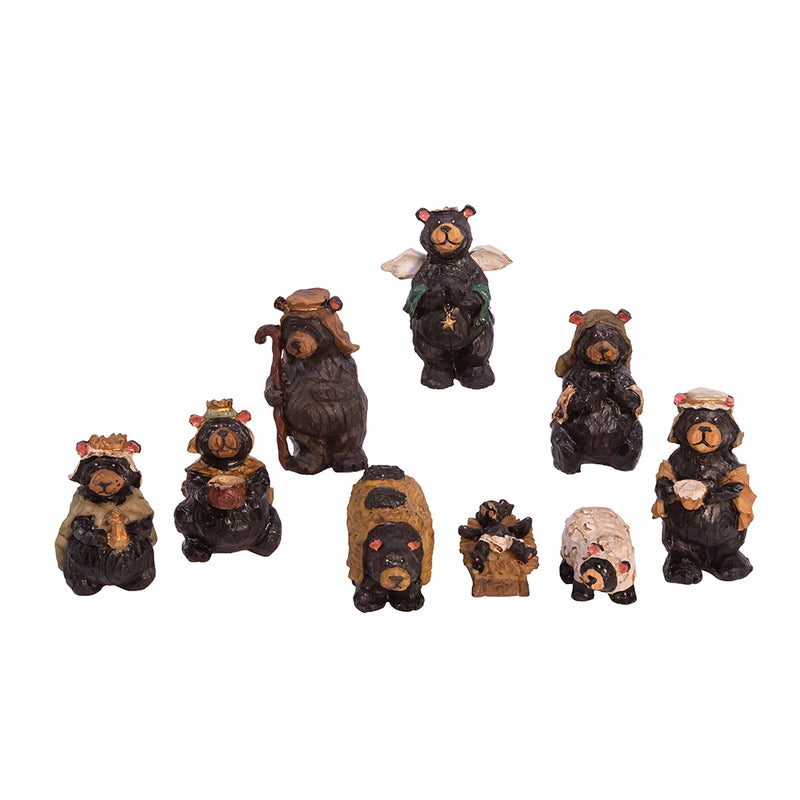 Bear Nativity Set