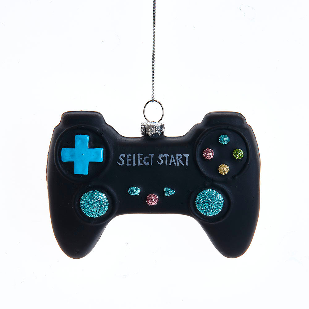 Glass Game Controller Ornament