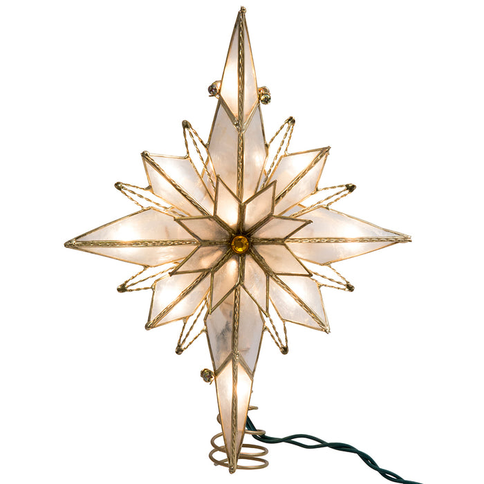 Multi-Pointed Bethlehem Star Lighted Treetop