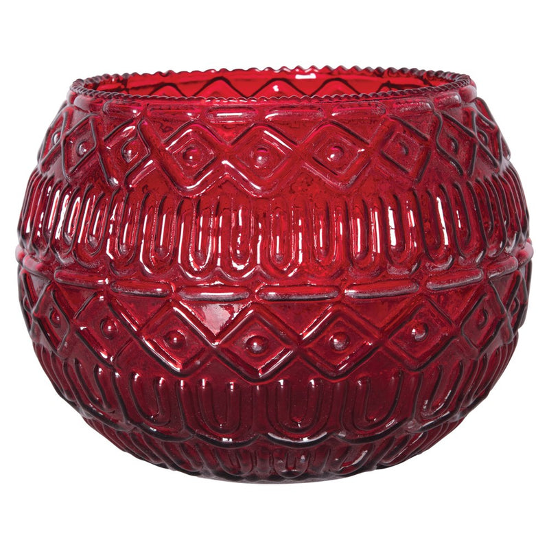 Pressed Glass Votive Holder