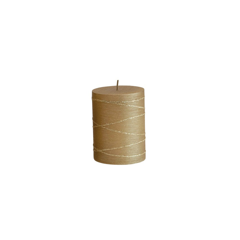 Golden Pillar Candles