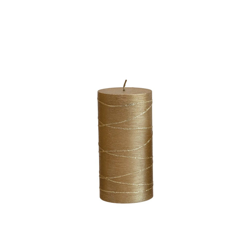 Golden Pillar Candles