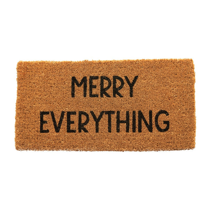 Natural Coir Christmas Doormat
